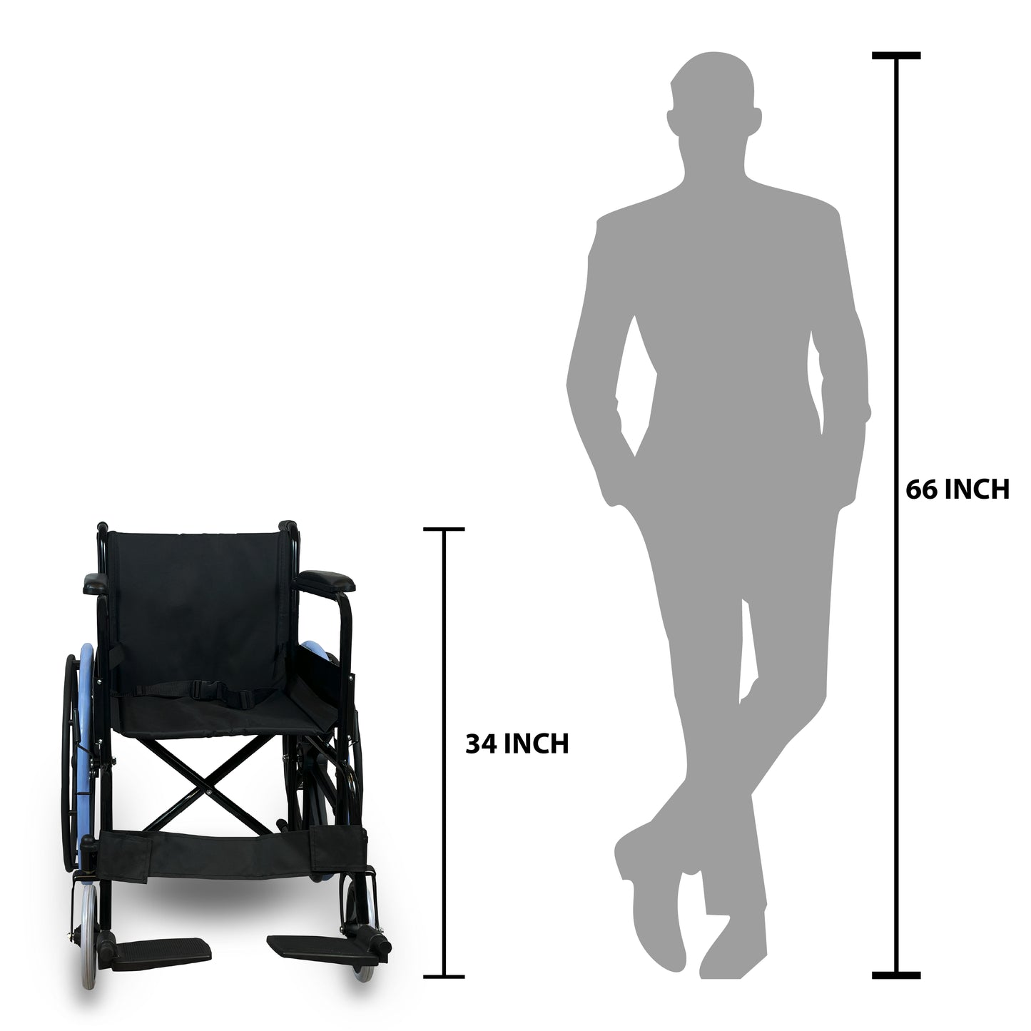 ARREX BOXER PRO - BASIC STEEL WHEELCHAIR