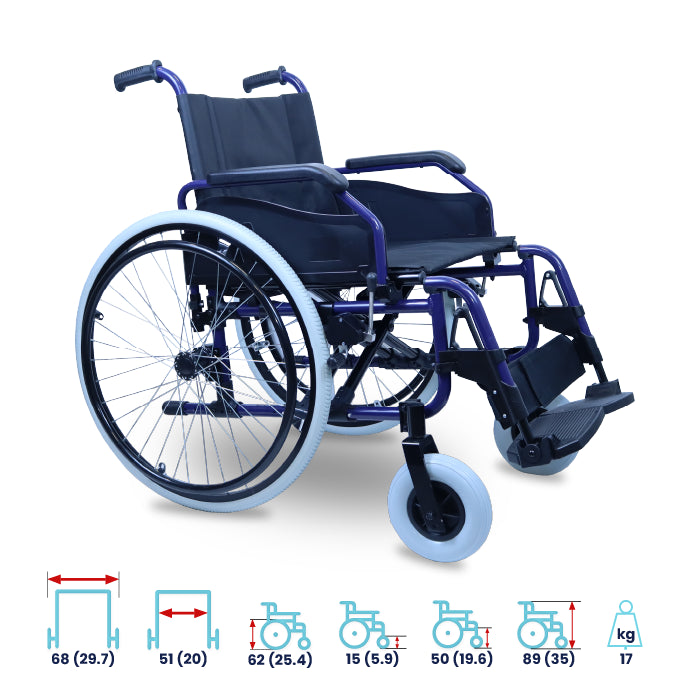 ARREX HARVEY - HEAVY DUTY STEEL WHEELCHAIR