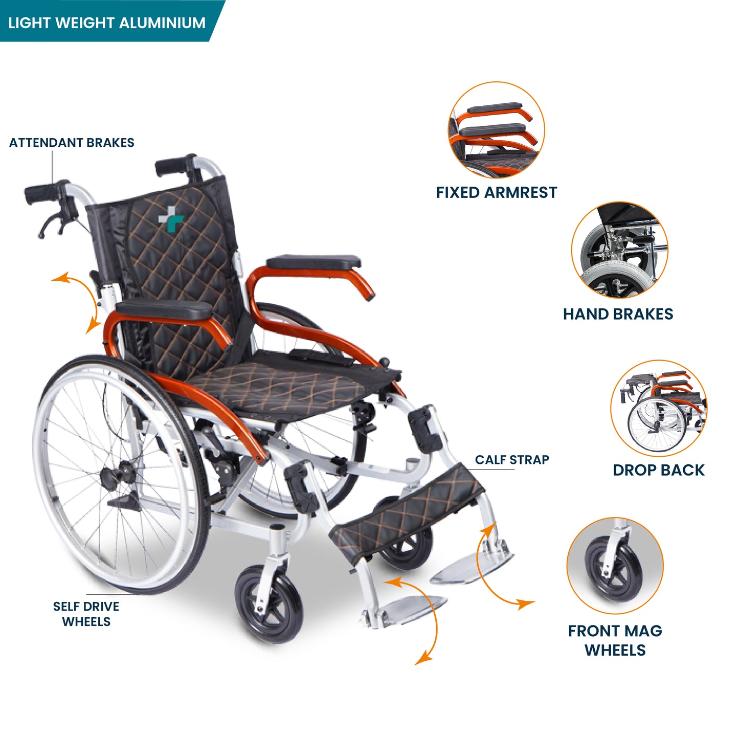 ARREX DARIA - PREMIUM ALUMINIUM WHEELCHAIR