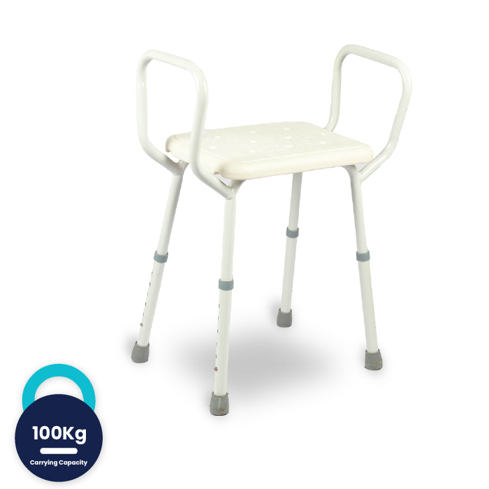 ARREX LA50 BATH BENCH ADJUSTABLE HEIGHT WITH NONSLIP RUBBER SHOE