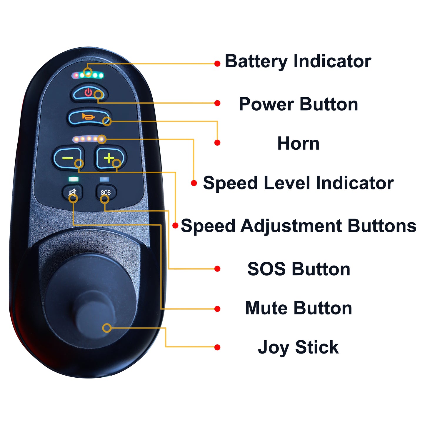 ARREX Rust Automatic Power Wheelchair