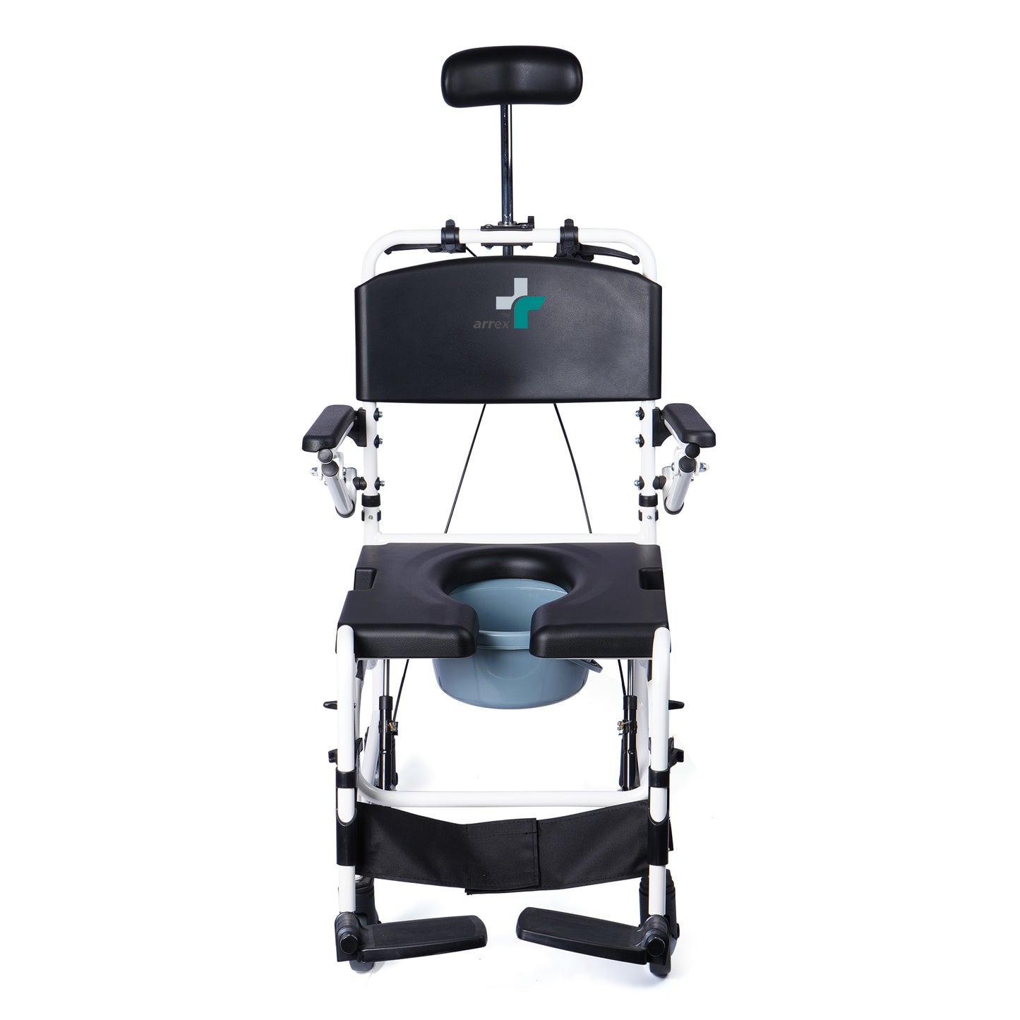ARREX EFFIEL COMMODE WHEELCHAIR COMES WITH POT ATTACHED