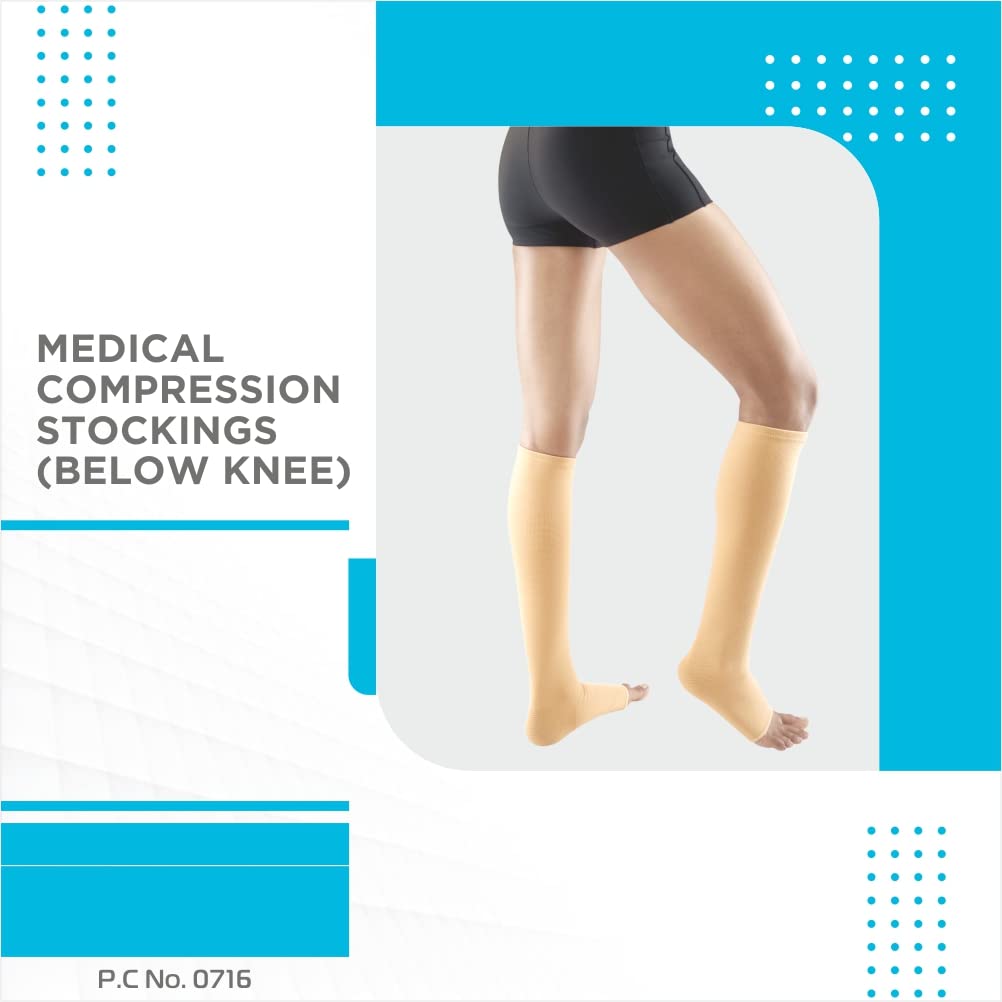 VISSCO Medical Compression Stockings Below Knee' - P.C.No. 0716