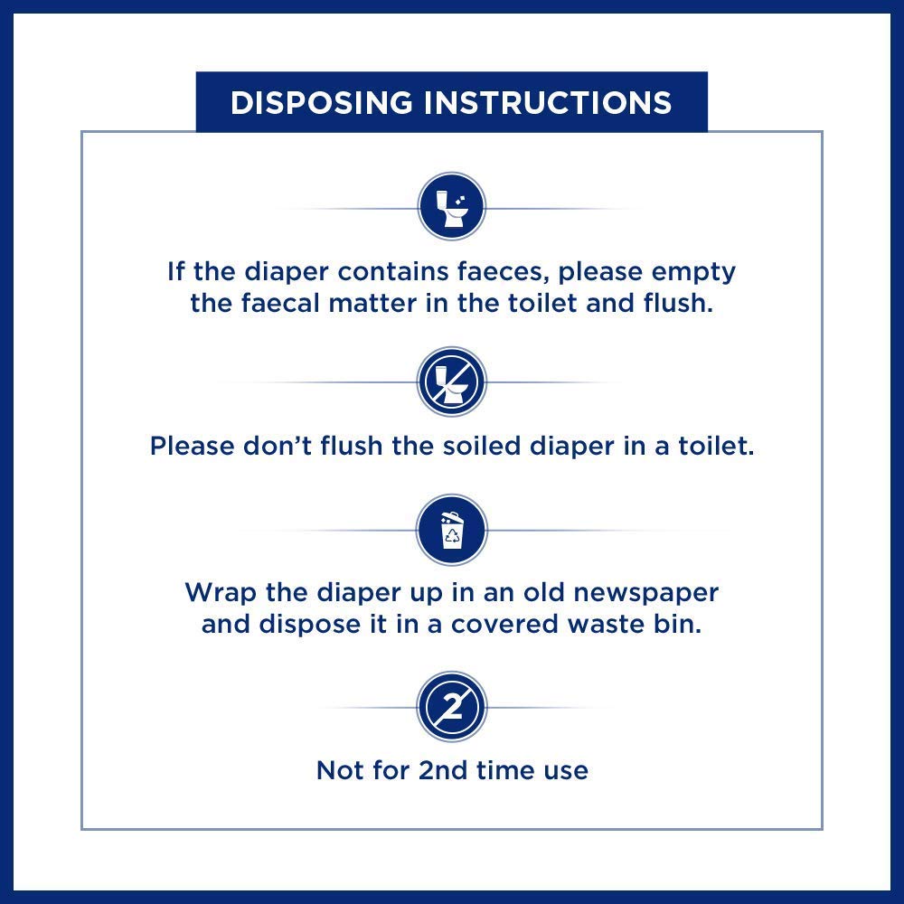 FRIENDS EASY ADULT DIAPERS TAPE STYLE - 10 COUNT WITH ODOUR LOCK AND ANTI-BACTERIAL ABSORBENT CORE