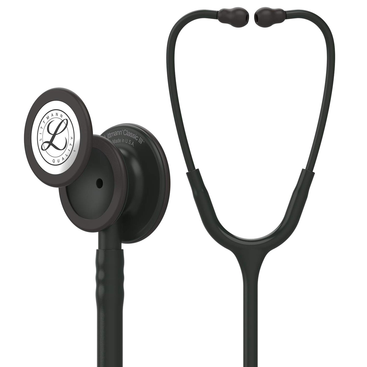 3M LITTMANN CLASSIC III MONITORING STETHOSCOPE, BLACK EDITION CHESTPIECE, BLACK TUBE, 27 INCH, 5803