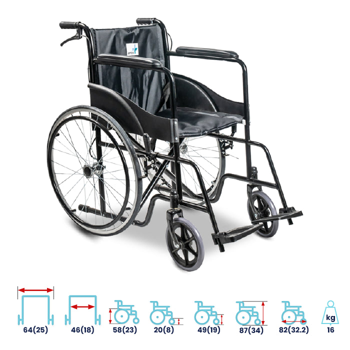 ARREX BOXER - BASIC STEEL WHEELCHAIR