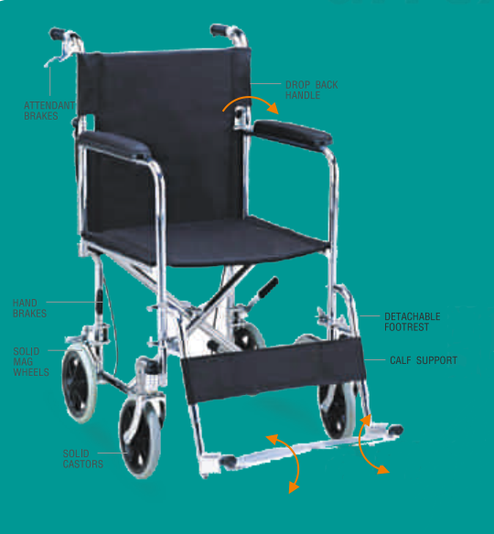 ARREX CRUISER - BASIC STEEL WHEELCHAIR
