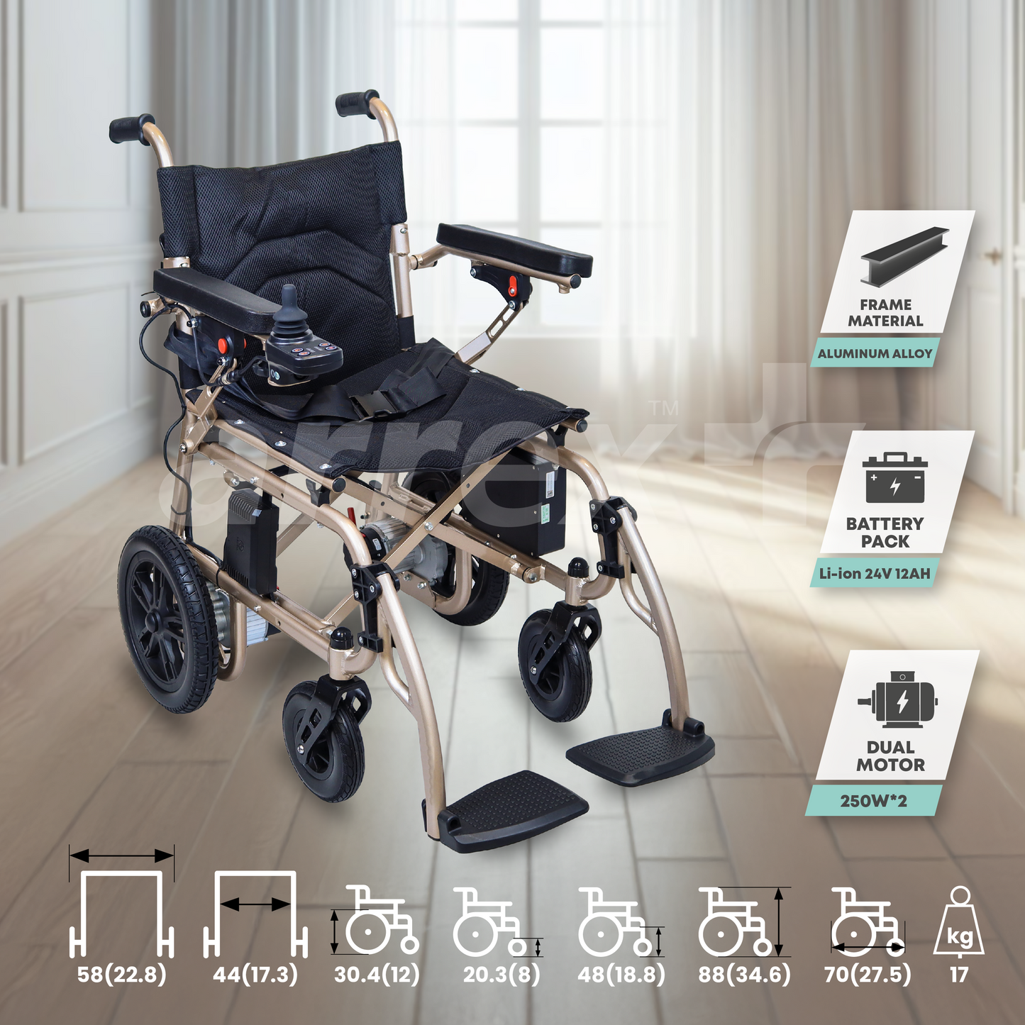 ARREX George Automatic Power Wheelchair