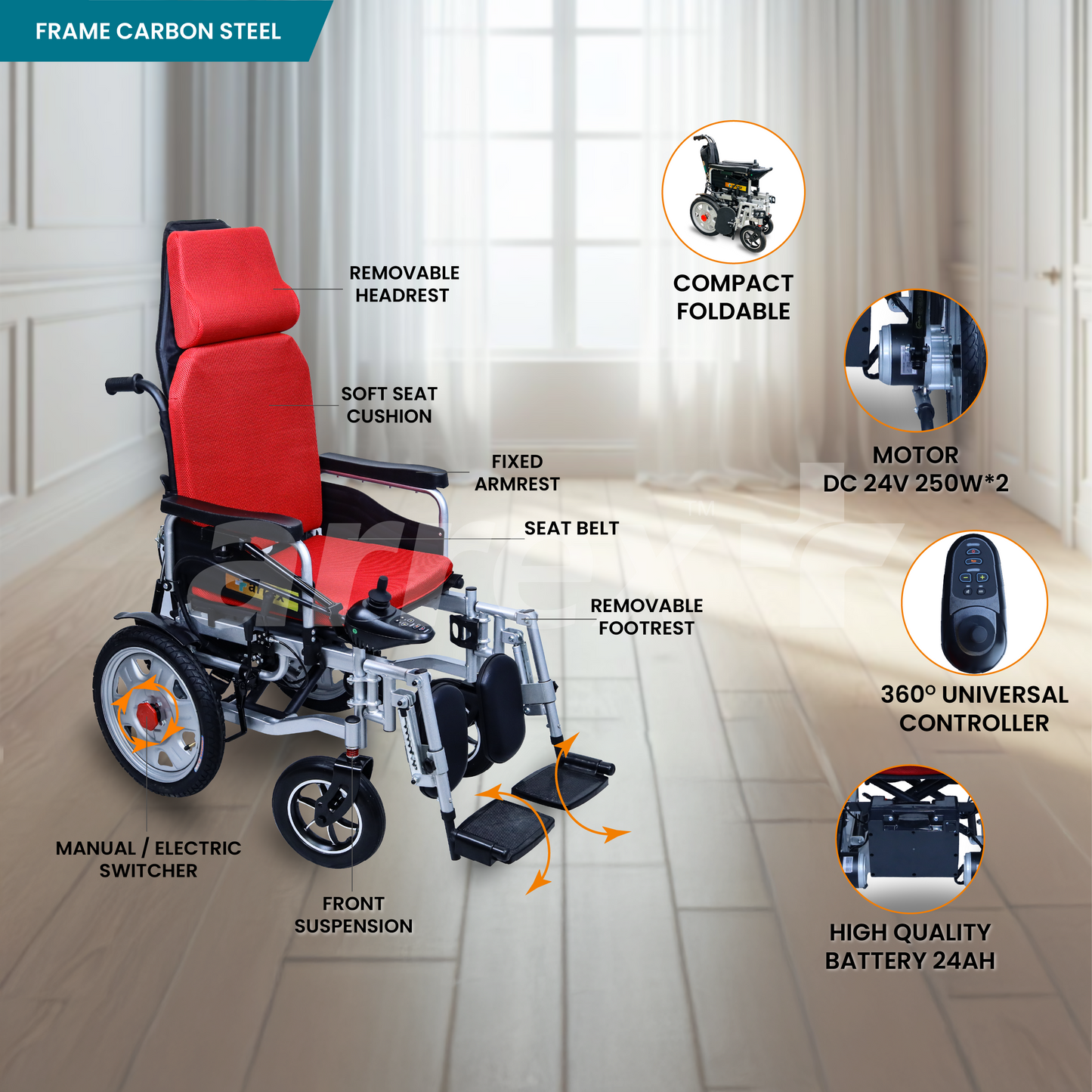 ARREX Jack Automatic Power Wheelchair