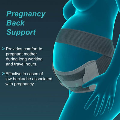 TYNOR A-20 PREGNANCY BACK SUPPORT, GREY, 1 UNIT