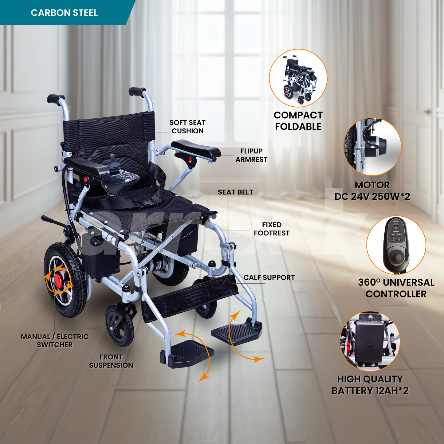 ARREX Lucy Automatic Power Wheelchair