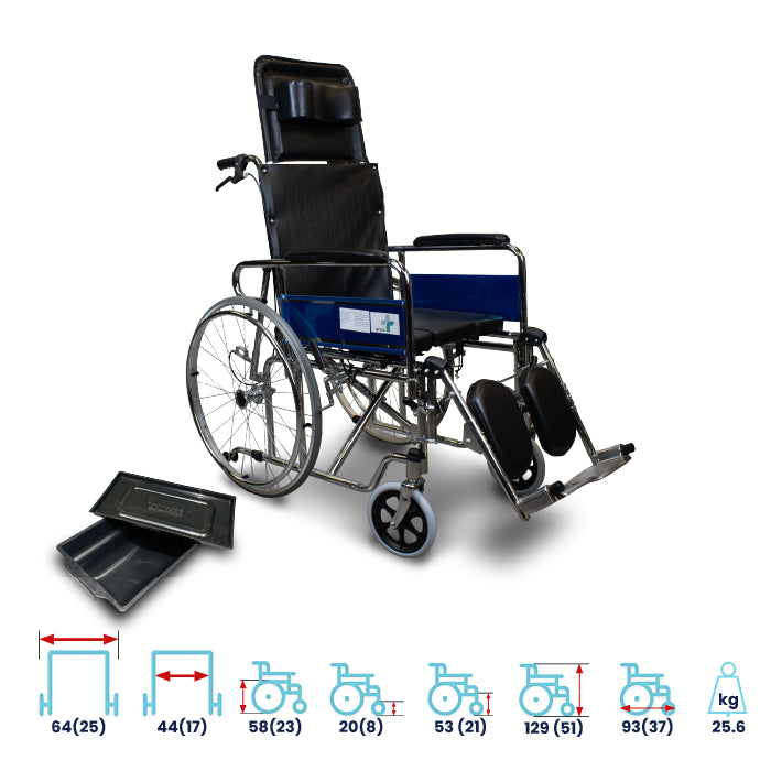 ARREX MORSO COMFORT - COMMODE WHEELCHAIR