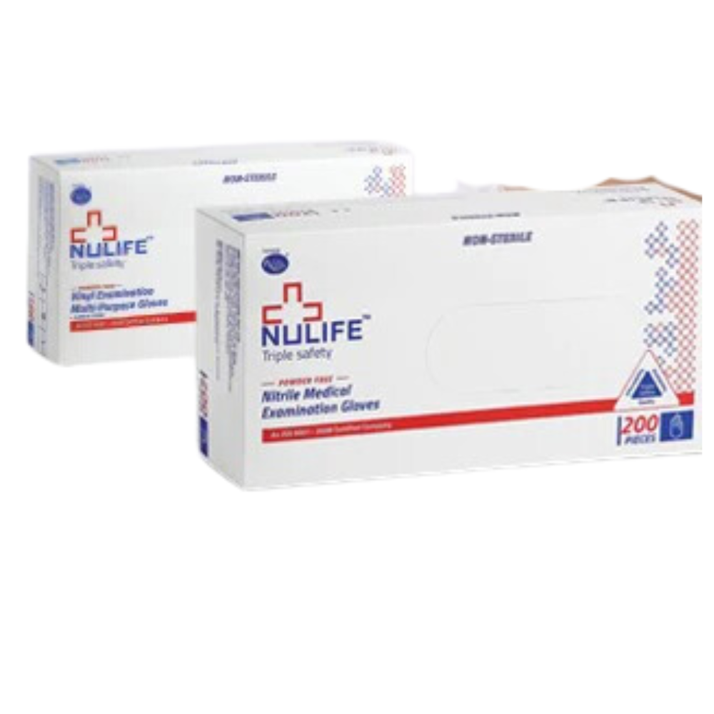 NULIFE NITRILE MEDICAL EXAM.GLOVES