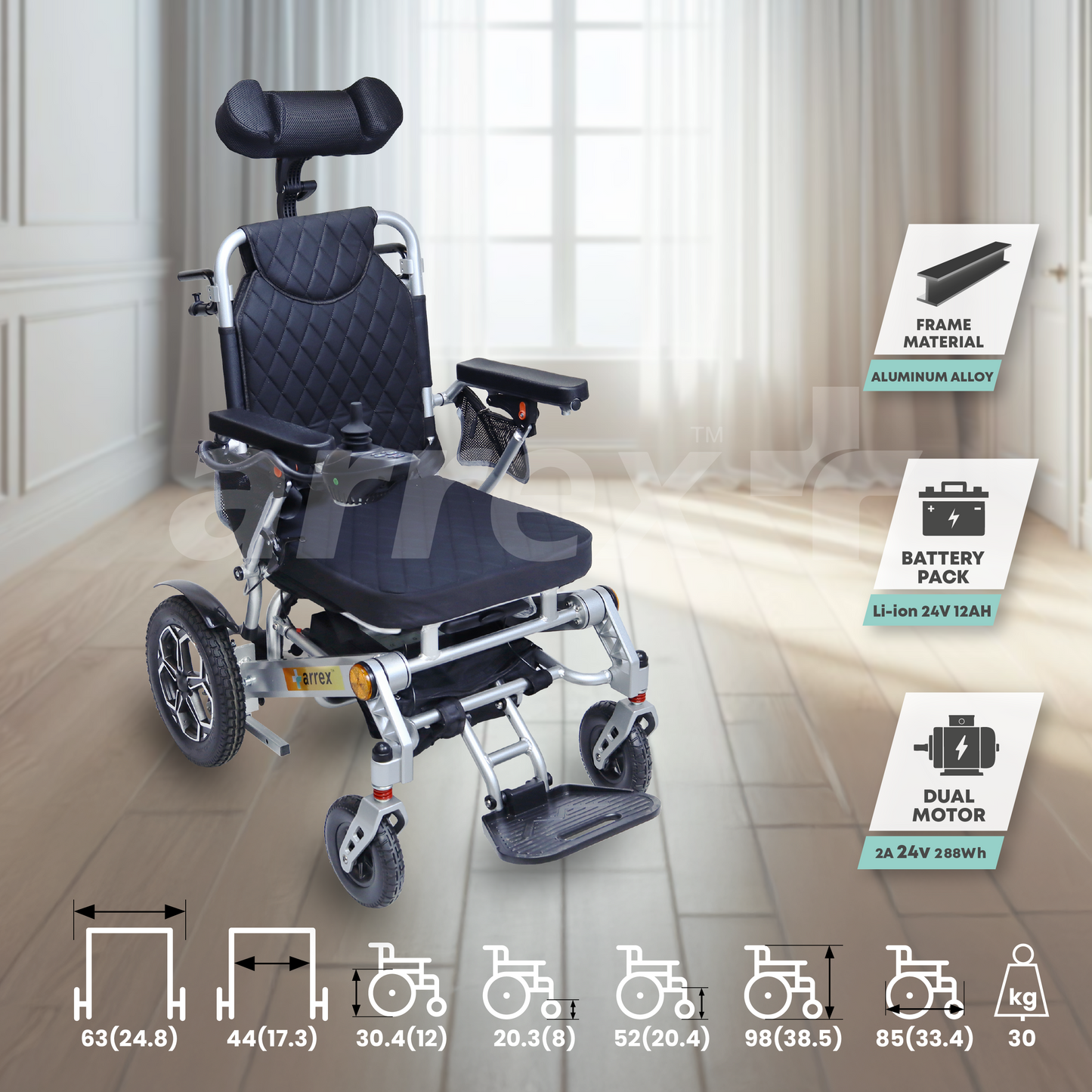ARREX Ray  Automatic Power Wheelchair