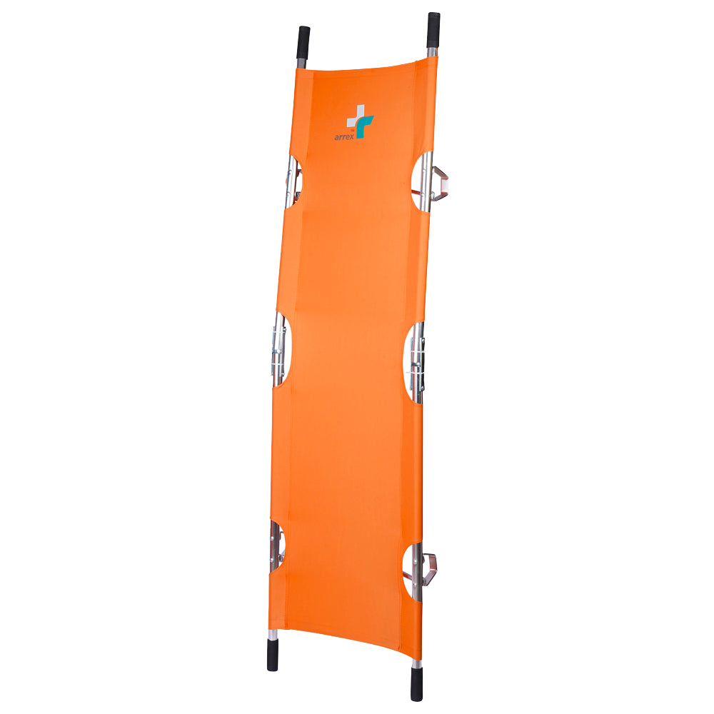 ARREX STR 30 FOLDABLE STRETCHER: LIGHTWEIGHT ALUMINUM ALLOY, HOLDS UP TO 160KG, SECURE FOLD-AWAY DESIGN