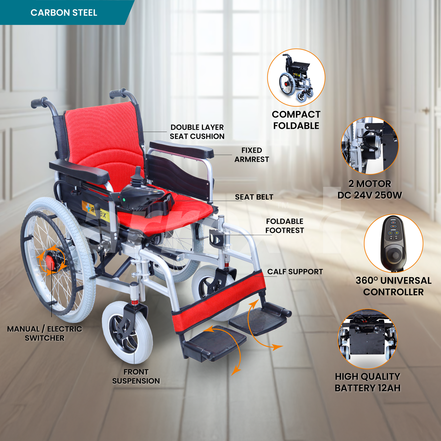 ARREX Scott  Automatic Power Wheelchair