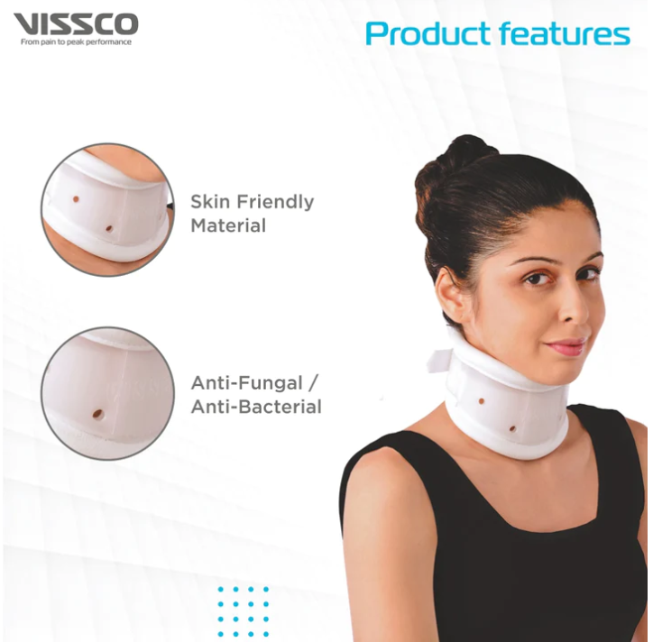 VISCCO NEW FIRM CERVICAL COLLAR – ADJ. - P.C.0309