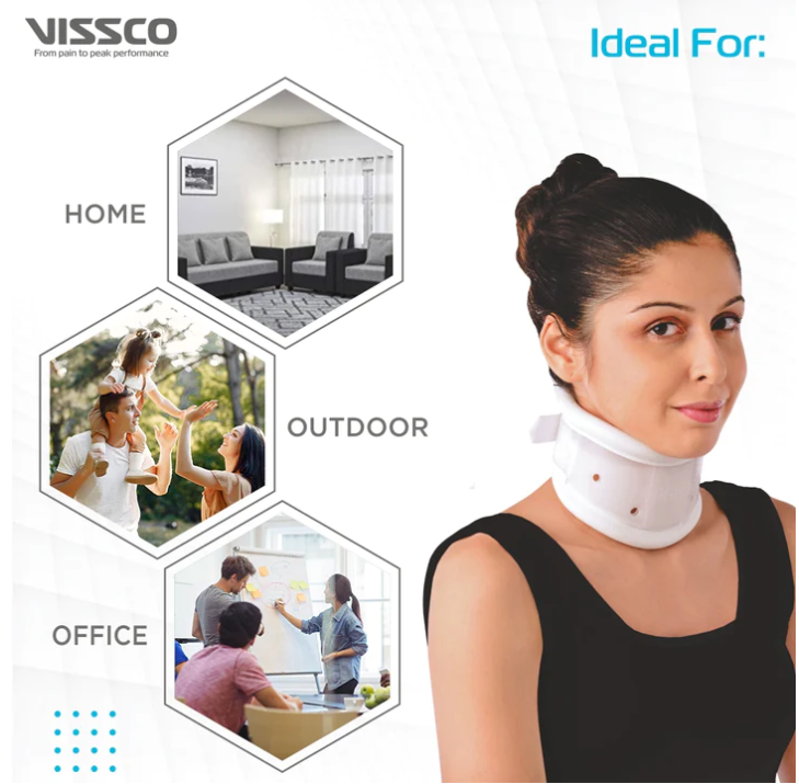 VISCCO NEW FIRM CERVICAL COLLAR – ADJ. - P.C.0309
