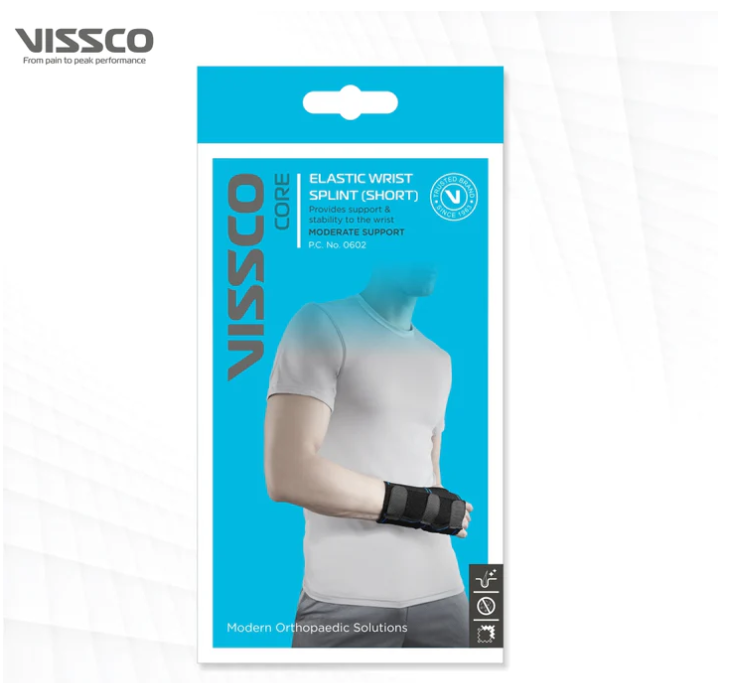 VISSCO ELASTIC WRIST SPLINT- UNIVERSAL PC. NO 0642