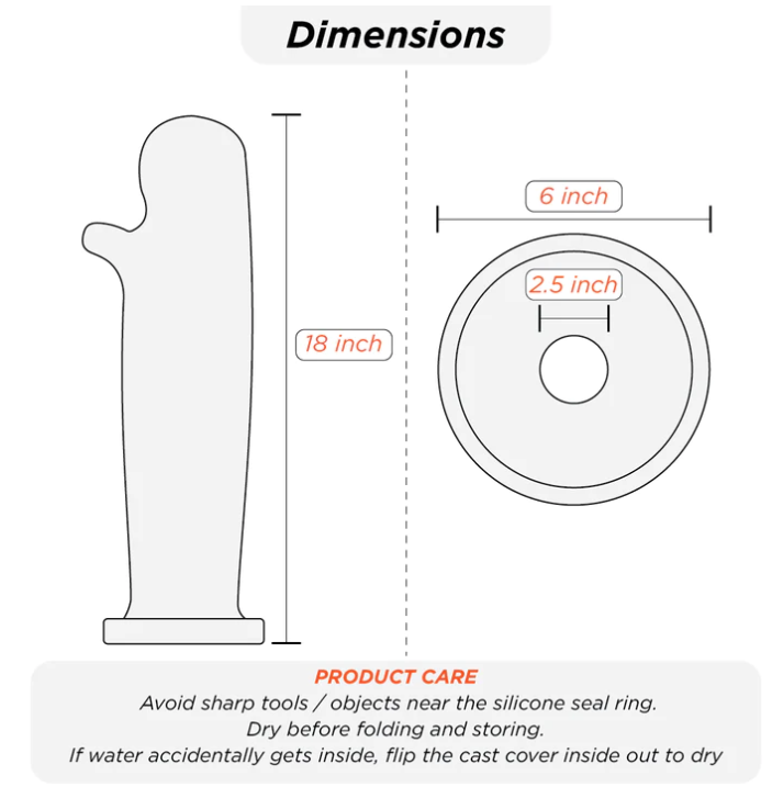 VISSCO CAST COVER ARM (FROM WRIST TO ELBOW) - P.C.NO. 0826