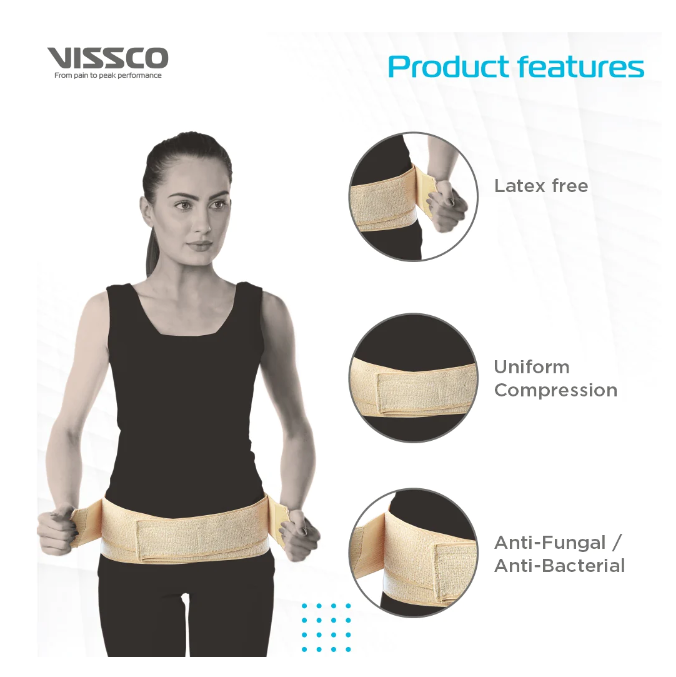 VISSCO P.C.NO. 0514 ABDOMINAL MATERNITY BINDER