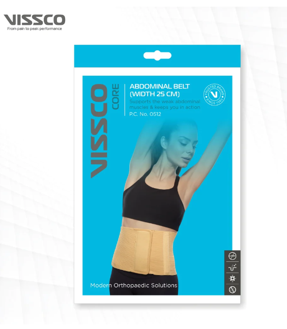 VISSCO P.C.NO. 0512 10" ABDOMINAL BELT