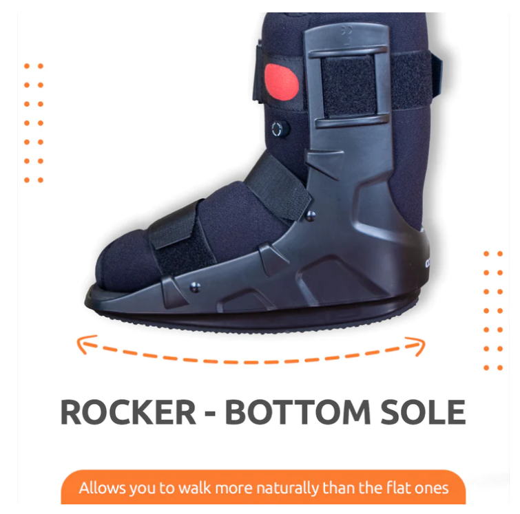 VISSCO PNEUMATIC WALKER BOOT (SINGLE PUSH BUTTON - SHORT TYPE WITH 11" HEIGHT)- P.C.NO. 5721