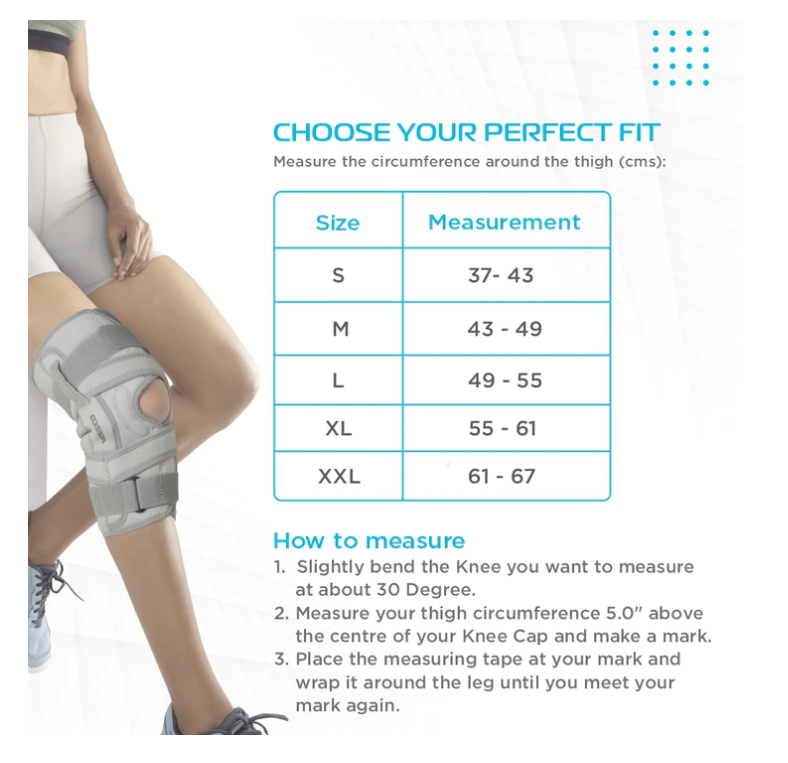 VISSCO OA KNEE BRACE - OPEN TYPE - P.C.NO. 2438