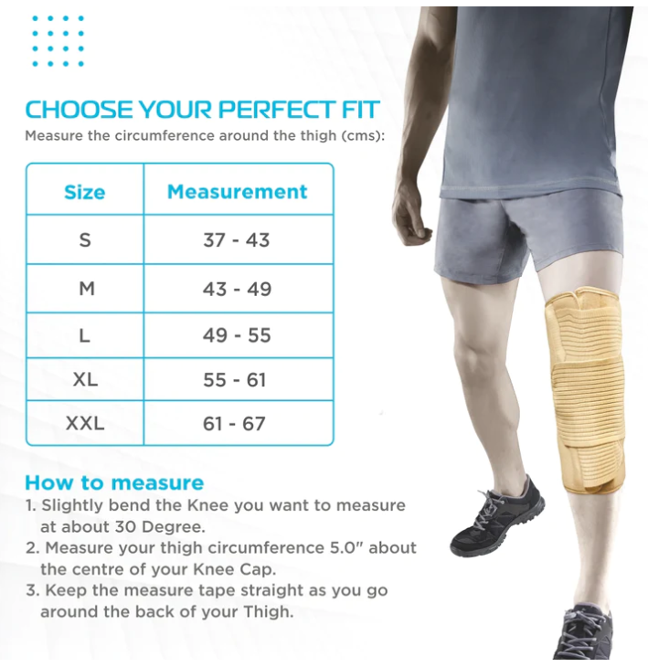 VISSCO Knee Brace - Short (14" Brace) - P.C.No. 0702