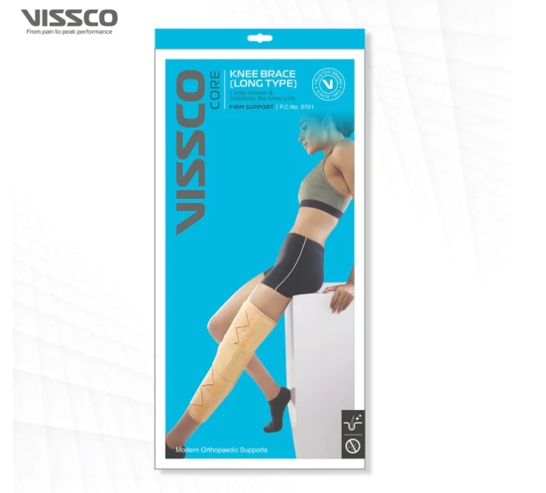 VISSCO KNEE BRACE LONG (19" BRACE) - P.C.NO. 0701