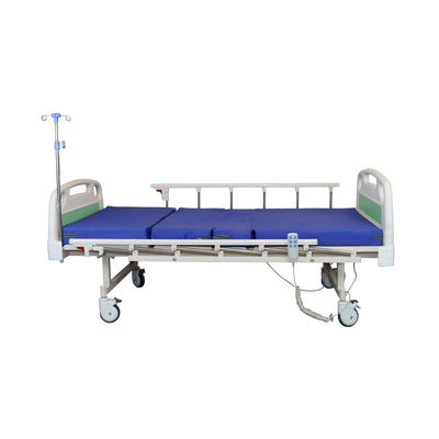 ARREX THEO HOSPITAL-GRADE BED: ELECTRONIC ADJUSTMENT, SIDE RAILINGS, MATTRESS, REMOTE CONTROL