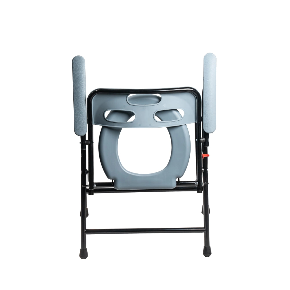 ARREX V30 COMMODE CHAIR: COMFORTABLE, FOLDABLE, CONVENIENT STORAGE, ATTACHED POT