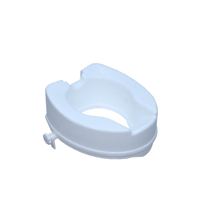 ARREX COMMODE RISER VA 60 - ADJUSTABLE HEIGHT (2-6 INCHES) WITH OPTIONAL LID | ENHANCE BATHROOM SAFETY AND COMFORT