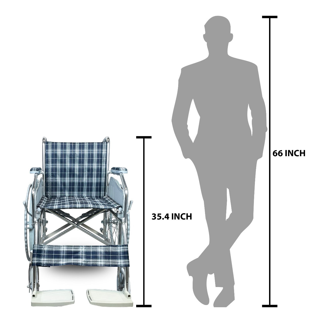 ARREX JOEL - BASIC ALUMINIUM WHEELCHAIR
