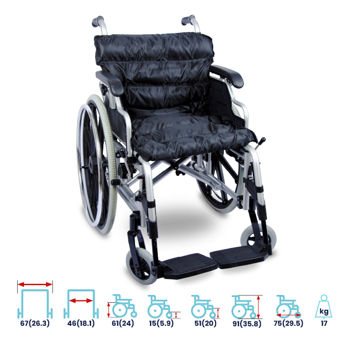 ARREX MAXIMA - PREMIUM ALUMINIUM WHEELCHAIR