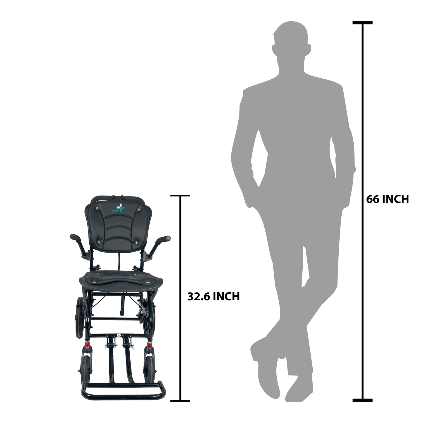 ARREX PEPPER Foldable -TRAVEL WHEELCHAIR