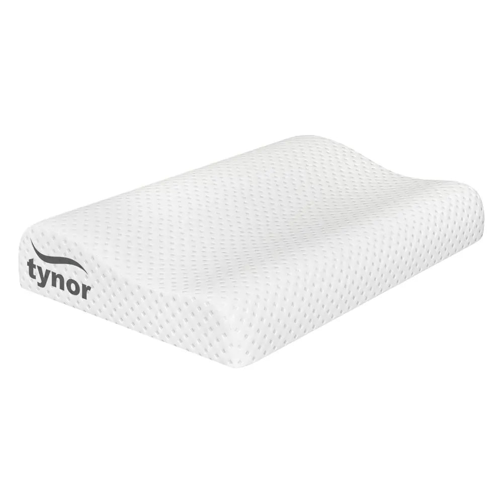 TYNOR B-29 CONTOURED CERVICAL PILLOW MEMORY FOAM, BLUE, UNIVERSAL SIZE, 1 UNIT