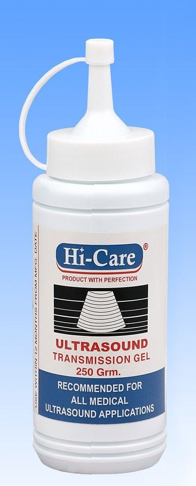 HI-CARE ULTRASOUND TRANSMISSION GEL- 250GMS