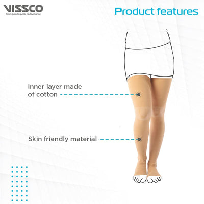 VISSCO Anti Embolism Stocking - P.C.No. 0725