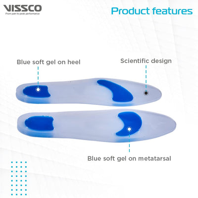 VISSCO Silicone Insoles - P.C.No. 0753
