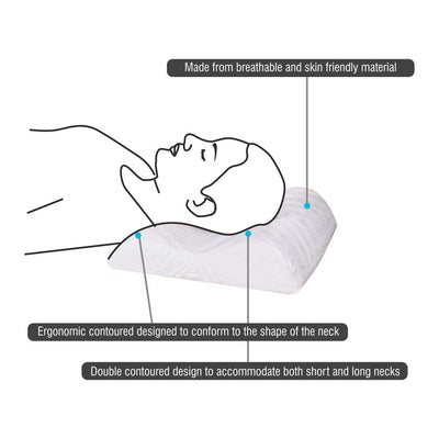 VISSCO Cervical Contoured Pillow - P.C.No. 0313