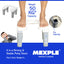 MEXPLE Xumo50 Potty Squat Stool Portable Indian to Western Toileting | Indian Toilet Commode Stool | Portable Toilet Seat for Adult, Kids, Elderly, Handicap People - Height 22cm/8.6Inches (White)