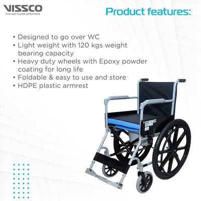 VISSCO Rodeo Veer Comfort Wheelchair - P.C.No. 9986