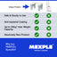 MEXPLE Xumo50 Potty Squat Stool Portable Indian to Western Toileting | Indian Toilet Commode Stool | Portable Toilet Seat for Adult, Kids, Elderly, Handicap People - Height 22cm/8.6Inches (White)