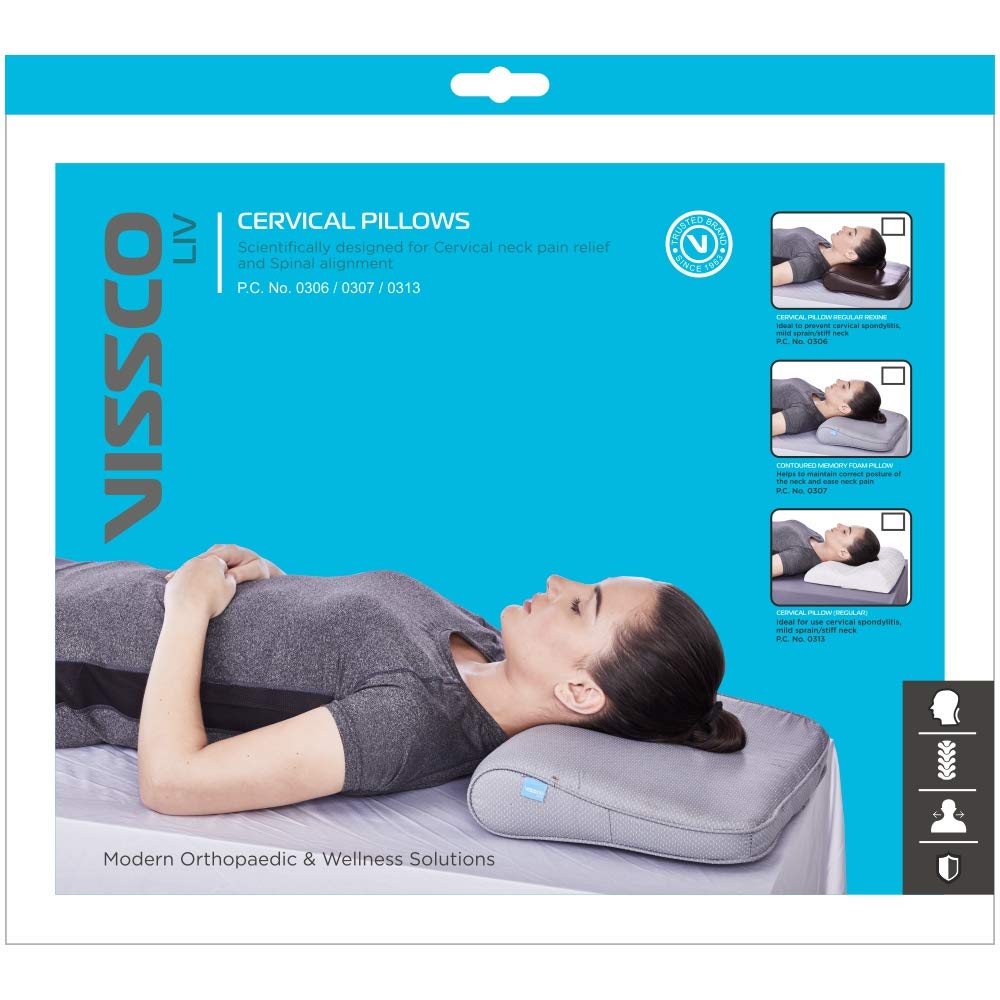 VISSCO CERVICAL CONTOURED PILLOW - P.C.NO. 0313