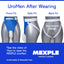 MEXPLE UroMen Wearable Urine Collection BagKit, Urine Collection Bag, Reusable Silicon Urine Bag Urinal Incontinence Set, External Catheter for Men, (1000ml + 2000ml) for Bedridden Patients, Blue