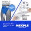 MEXPLE UroMen Wearable Urine Collection BagKit, Urine Collection Bag, Reusable Silicon Urine Bag Urinal Incontinence Set, External Catheter for Men, (1000ml + 2000ml) for Bedridden Patients, Blue