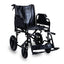 ARREX Perla Pro Wheelchair - Foldable Chromed Steel Frame, Detachable Armrest & Footrest, Hand & Attendant Brake, Back Pocket, 110kg Weight Capacity