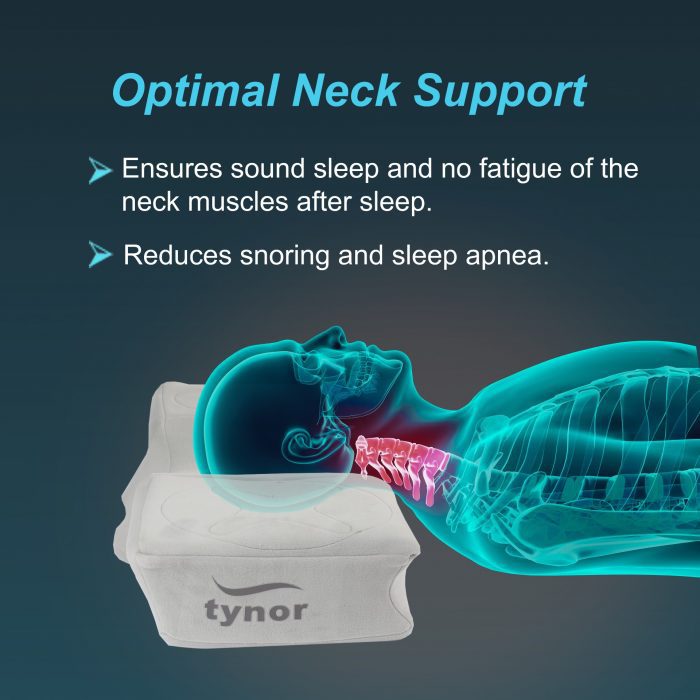 TYNOR B-27 ANATOMIC PILLOW, GREY, 1 UNIT