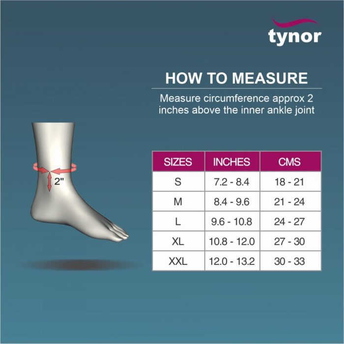 TYNOR D-25 ANKLET COMFEEL (PAIR)